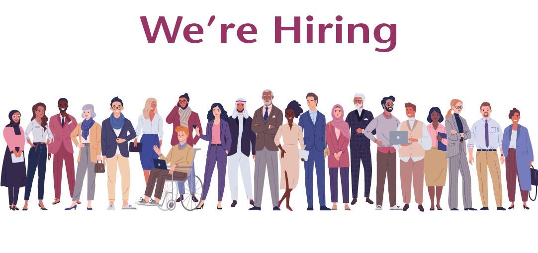 We're Hiring - Illustration of a group of people