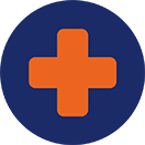 A cross icon