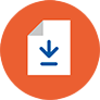 Download Icon displaying and arrow down.