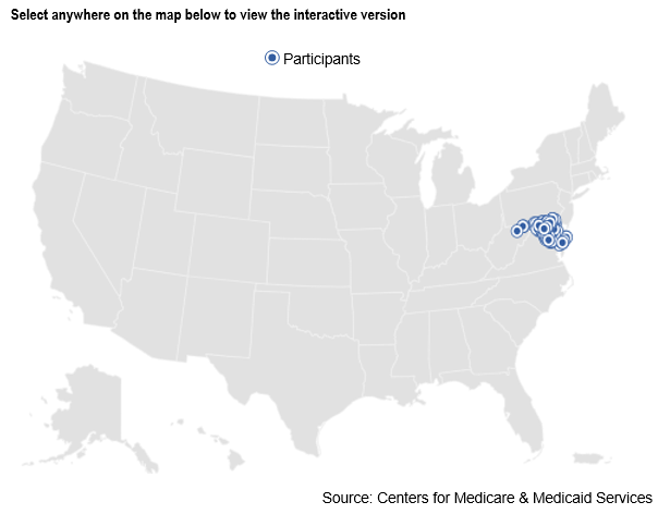 Maryland Total Cost of Care Model Map Maryland Total Cost of Care Model Map